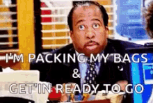 The Office Packing My Bags GIF - The Office Packing My Bags Getting Ready To Go GIFs