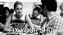 Glee Quinn Fabray GIF - Glee Quinn Fabray Fix Your Shit GIFs