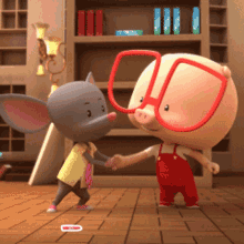 Deal Shaking Hands GIF - Deal Shaking Hands Piggy And Friends GIFs