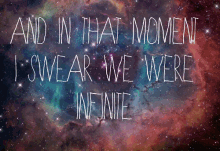 and in that moment i swear we were infinite gif