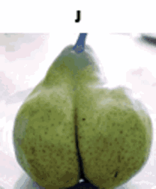 the j letter j pear butt bv0j