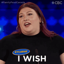 I Wish Kylarae GIF - I Wish Kylarae Family Feud Canada GIFs