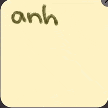 a sticky note that says em dang nho anh nhieu lamkhong