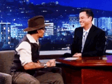 Johnny Depp Jimmy Kimmel GIF - Johnny Depp Jimmy Kimmel Saturday Night Live GIFs