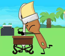 Painty Painty Inanimate Insanity GIF - Painty Painty Inanimate Insanity Paintbrush GIFs