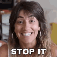 Stop It Arielle Scarcella GIF - Stop It Arielle Scarcella Stop Doing That GIFs