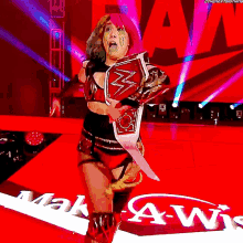 Asuka Raw Womens Champion GIF - Asuka Raw Womens Champion Dance GIFs
