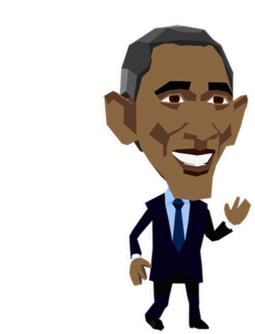 Barack Obama Obama Sticker - Barack Obama Obama President Stickers