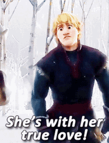Frozen With Her True Love GIF - Frozen With Her True Love With The One She Loves GIFs