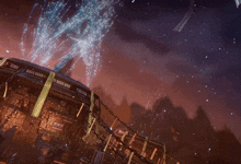 a treasure chest is surrounded by chains in a video game