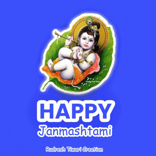 Happy Krishna Janmashtami GIF - Happy Krishna Janmashtami - Discover &  Share GIFs