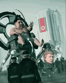 Donald Trump Kim Jong Ung GIF - Donald Trump Kim Jong Ung Robot GIFs