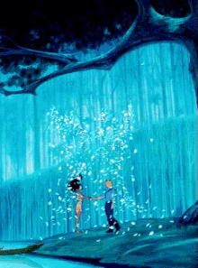 Colors Of The Wind GIF - Pocahontas Leaves Couple GIFs
