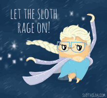 Slow GIF - Sloth Let The Sloth Rage On GIFs