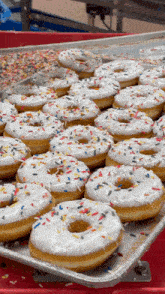 Vanilla Frosted Donuts Donut Day GIF - Vanilla Frosted Donuts Donut Day Doughnuts GIFs