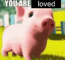 Yzycord Pig GIF - Yzycord Pig You Are Loved GIFs