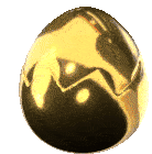 Rare Gold Egg Sticker - Rare Gold Egg Golden Egg Stickers