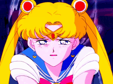 a cartoon of a girl with a heart in her hair