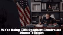 station19 maya bishop were doing this spaghetti fundraiser dinner tonight spaghetti