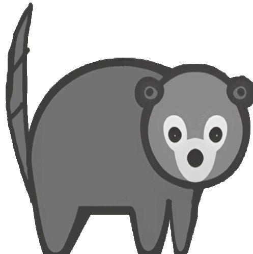 Binturong Bearcat Sticker - Binturong Bearcat Mammal Stickers
