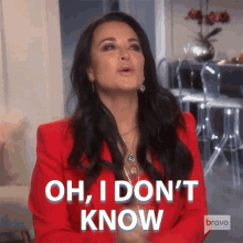 Oh I Dont Know Kyle Richards GIF - Oh I Dont Know Kyle Richards Real Housewives Of Beverly Hills GIFs