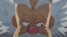a cartoon drawing of a man with a big nose