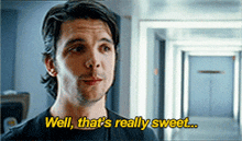 Primeval Connor Temple GIF - Primeval Connor Temple Well Thats Really Sweet GIFs