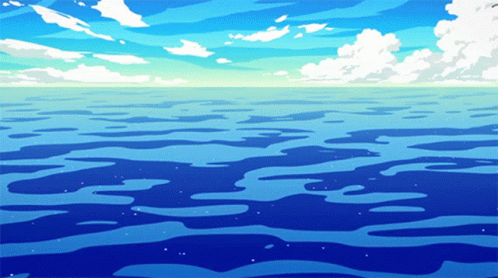 Empty blue sky/ocean anime trope name : r/anime