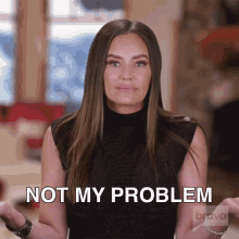 Not My Problem Real Housewives Of Salt Lake City GIF - Not My Problem Real Housewives Of Salt Lake City I Dont Care GIFs