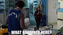 Superstore Amy Sosa GIF - Superstore Amy Sosa What Happened Here GIFs