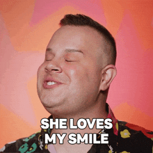 She Loves My Smile Nina West GIF - She Loves My Smile Nina West Rupaul'S Drag Race All Stars GIFs