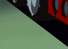 a close up of a person 's feet in a cartoon scene