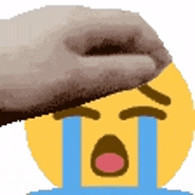 crying emoji petting crying emoji petting emoji