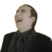 Laughing Dracula Sticker - Laughing Dracula Nicolas Cage Stickers