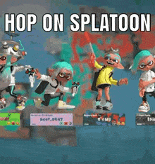 Hop On Splatoon Splatoon 3 GIF - Hop On Splatoon Splatoon 3 Hop On GIFs