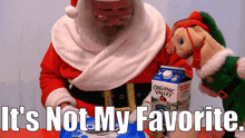 Sml Santa Claus GIF - Sml Santa Claus Its Not My Favorite GIFs