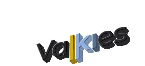 Valkies Vegan Sticker - Valkies Vegan Veganwalk Stickers