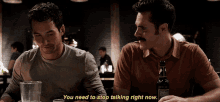 Station19 Travis Montgomery GIF - Station19 Travis Montgomery You Need To Stop Talking Right Now GIFs