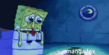 crying spongebob