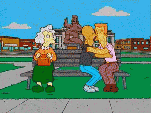 498px x 372px - Gay Simpsons Cartoon GIFs | Tenor