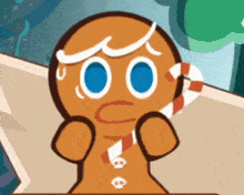 Cookie Run Gingerbrave GIF - Cookie Run Gingerbrave Scared GIFs