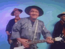 playing guitar band guitarist vietnamese hat olivers army