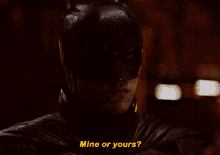The Batman Mine Or Yours GIF - The Batman Mine Or Yours Robert Pattinson GIFs
