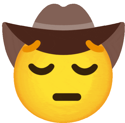 Sad Cowboy Sticker - Sad Cowboy Lonesome Stickers