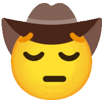 Sad Cowboy Sticker - Sad Cowboy Lonesome Stickers