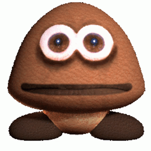 Cursed Curious Sticker – Cursed Curious Goomba – discover and share GIFs