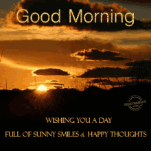 good morning sunrise happy thoughts
