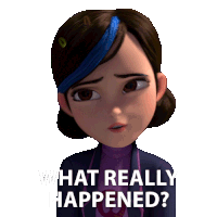 What Really Happened Claire Nuñez Sticker - What Really Happened Claire Nuñez Trollhunters Tales Of Arcadia Stickers