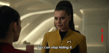 You Can Stop Hiding It Una Chin-riley GIF - You Can Stop Hiding It Una Chin-riley Rebecca Romijn GIFs