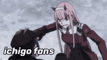 ichigo sucks zero two for life zero two darling in the franxx anime